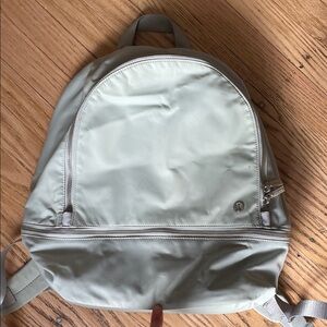 Lululemon Athletica Light Gray Backpack